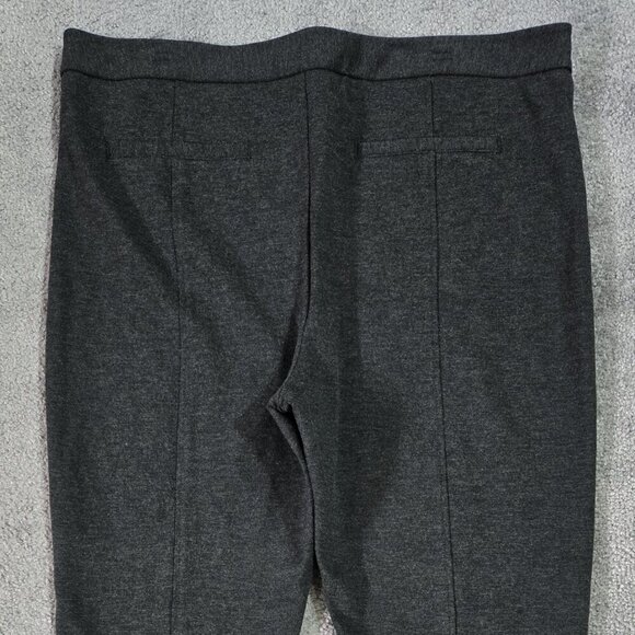 NYDJ Betty Heather Gray Ponte Knit Ankle Pants Capsule Lift Tuck Stretch Preppy - Picture 5 of 9